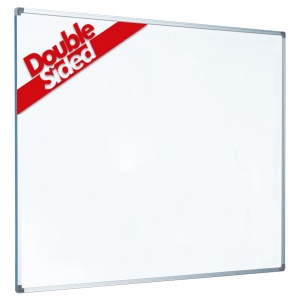 Non-magnetic laminate whiteboard with aluminium frame (2yr surface guarantee)
