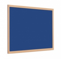 FELT PIN BOARD WITH 40mm LIGHT WOOD FRAME
