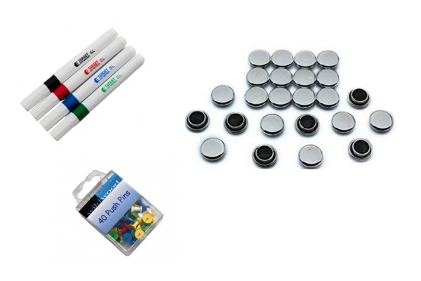 White Board and Pin Board Accessories