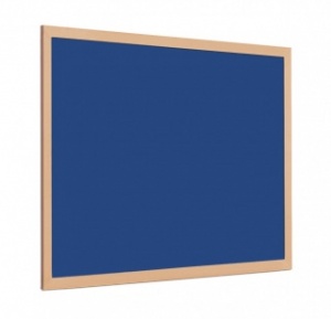 FELT PIN BOARD WITH 40mm LIGHT WOOD FRAME