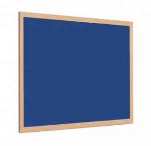FELT PIN BOARD WITH 40mm LIGHT WOOD FRAME