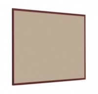 FELT PIN BOARD WITH 25mm DARK WOOD FRAME