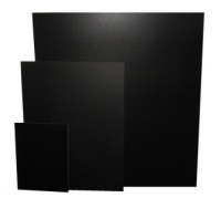 Unframed chalkboards for exterior and interior use